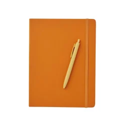 Outlet Anteckningbok Romeo B5 Orange Skrivbordstillbehör