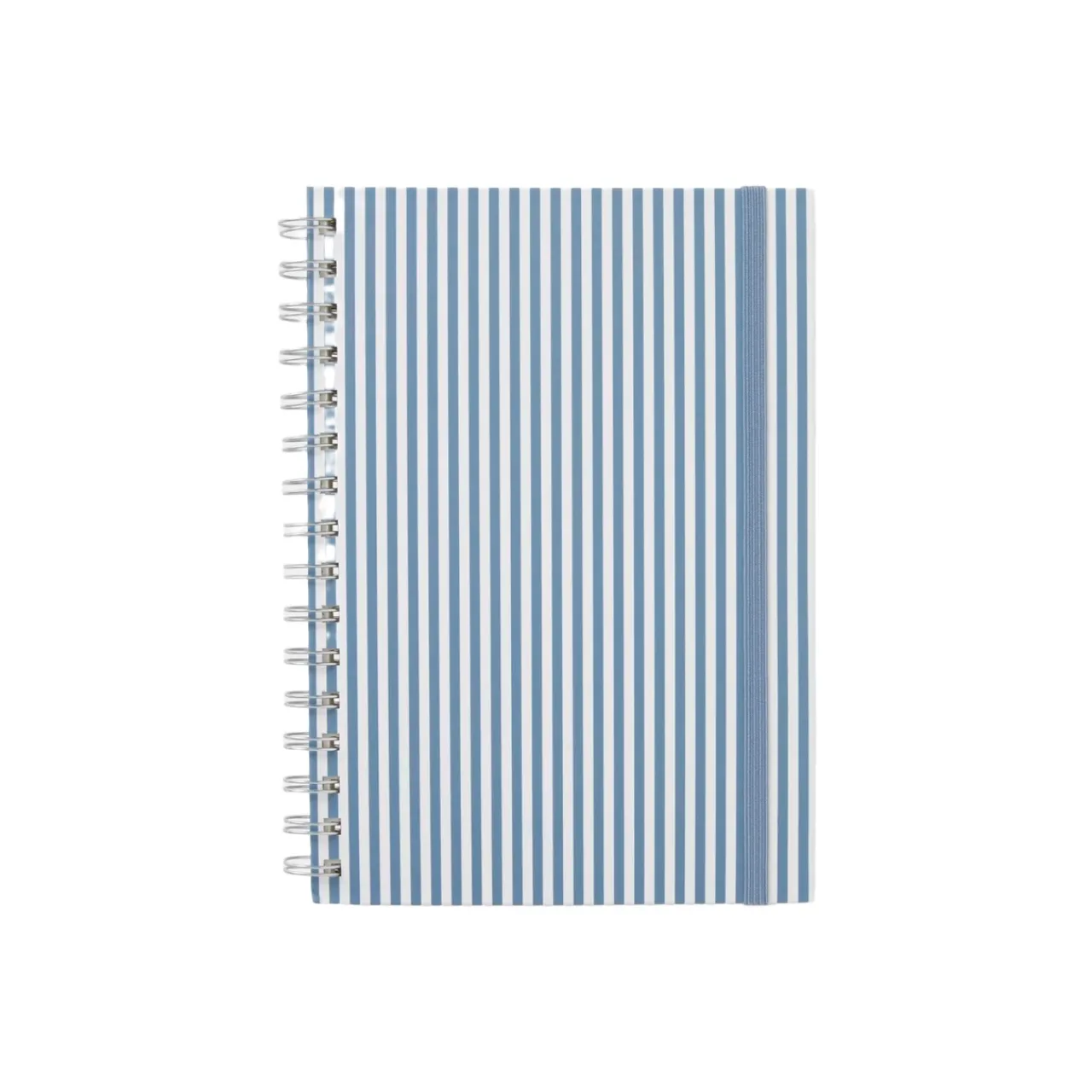 Outlet Anteckningsbok KIT Stripe A5 Blå/vit Skrivbordstillbehör