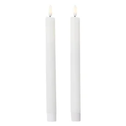 Hot Antikljus LED 2-p vit Led- & Batteriljus|Adventsljus