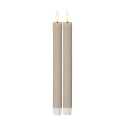 Sale Antikljus LED 2-Pack Beige Led- & Batteriljus|Adventsljus
