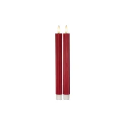 Clearance Antikljus LED 2-Pack Röd Stearinljus|Led- & Batteriljus