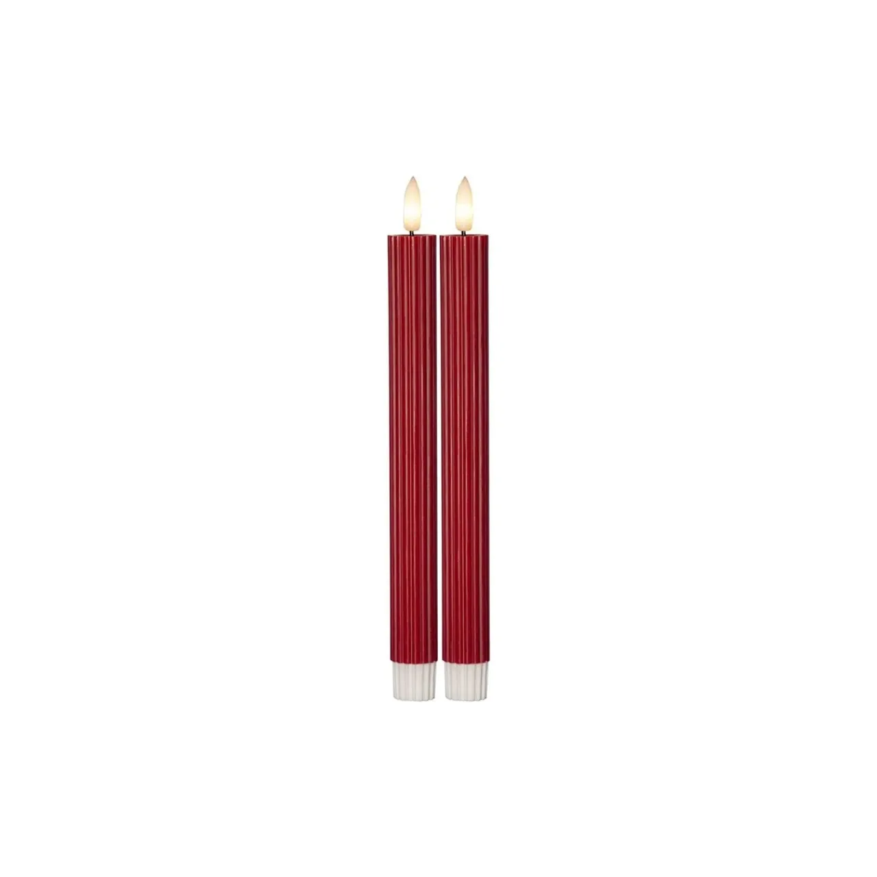 Clearance Antikljus LED 2-Pack Röd Stearinljus|Led- & Batteriljus