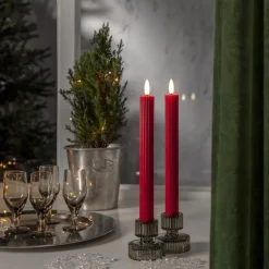 Clearance Antikljus LED 2-Pack Röd Stearinljus|Led- & Batteriljus