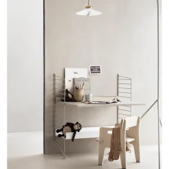 Sale Arbetsskiva 78x58 beige String Skåp & Fällbord