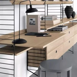 Clearance Arbetsskiva 78x58 målad String Skåp & Fällbord