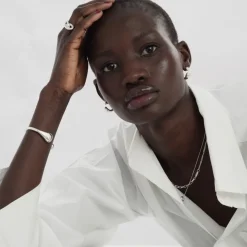 Best Armband Bolded Drops Silver Armband Silver|Smycken Dam