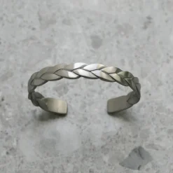 Sale Armband Braid matt stål Örhängen Silver|Örhängen Guld