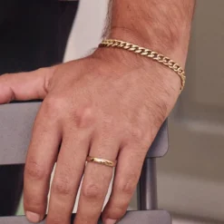 Online Armband Clark Kedja Guld Large Armband Guld|Smycken Herr