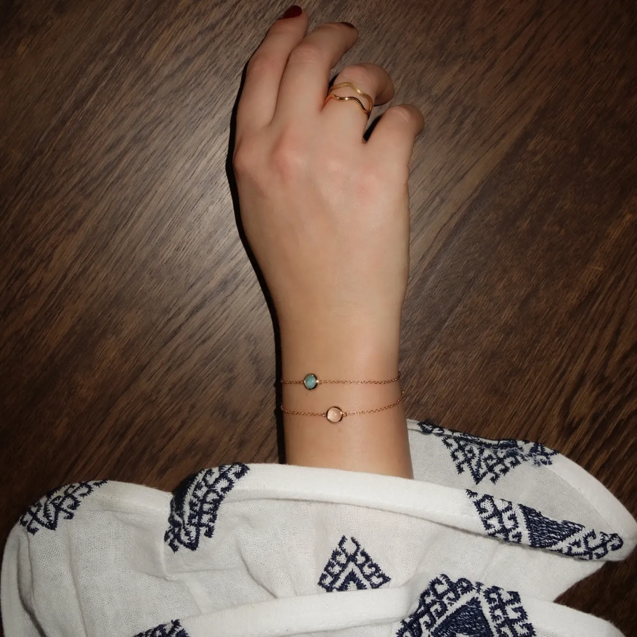 Outlet Armband Dear Guld Rosa Armband Guld|Smycken Dam