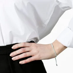 Sale ARMBAND GIVE HOPE tråd/silver Mint Armband Silver|Smycken Dam