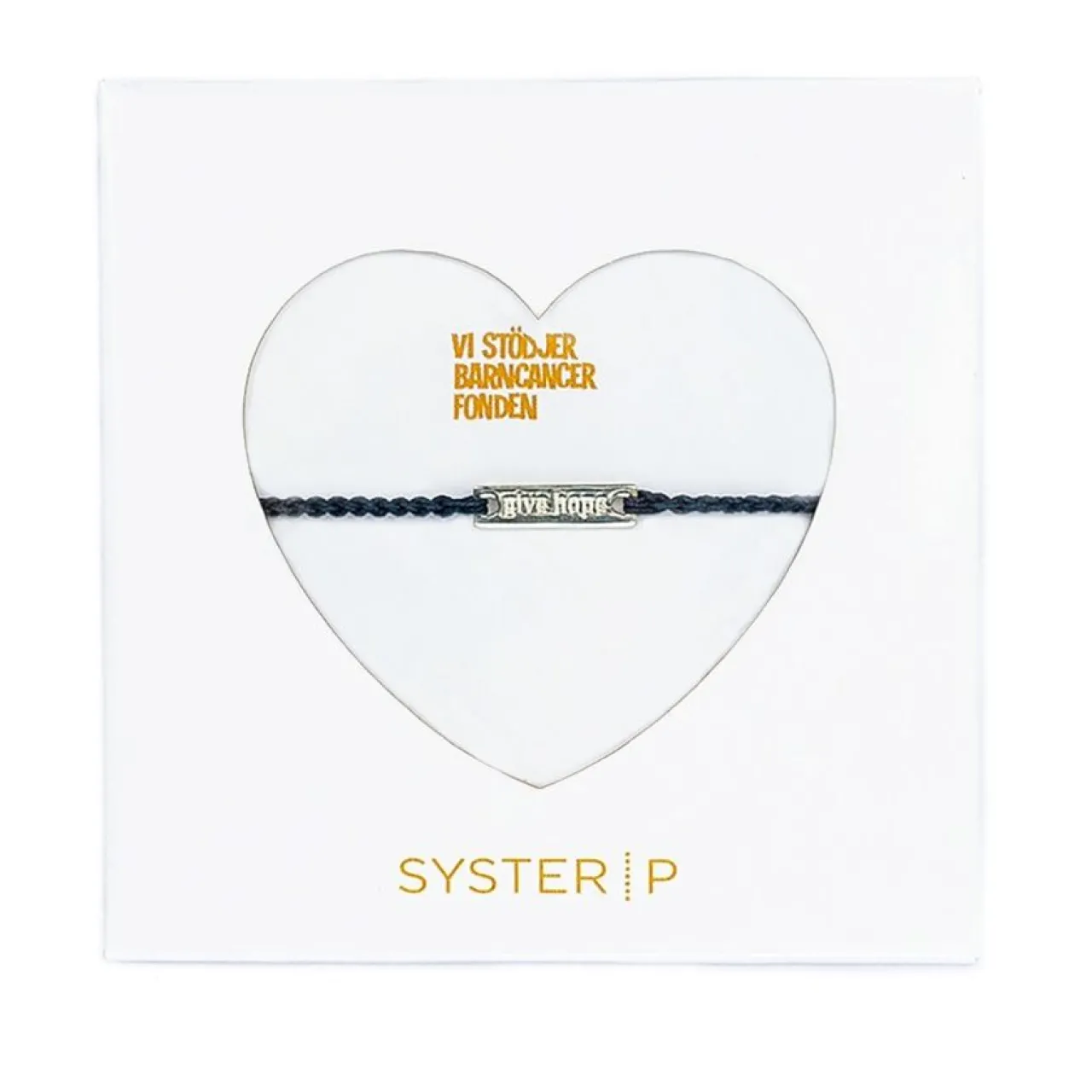 Hot ARMBAND GIVE HOPE tråd/silver Navy Armband Silver