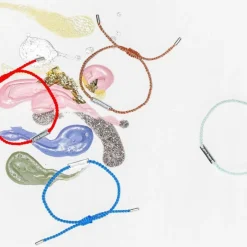 Hot ARMBAND GIVE HOPE tråd/silver Powder Blue Armband Silver|Smycken Dam