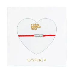 Outlet ARMBAND GIVE HOPE tråd/silver Coral Armband Silver