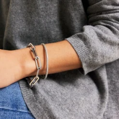 Clearance Armband Ivy Maxi Stål Armband Silver