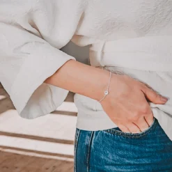 Best Armband Knappkorall Armband Silver|Smycken Dam