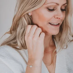 Best Armband Knappkorall Armband Silver|Smycken Dam