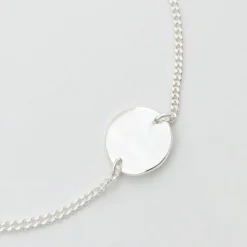 Discount Armband Minimalistica Hammered Silver Armband Silver