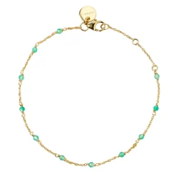 Sale Armband Santa Monica Grön Guld Armband Guld|Smycken Dam