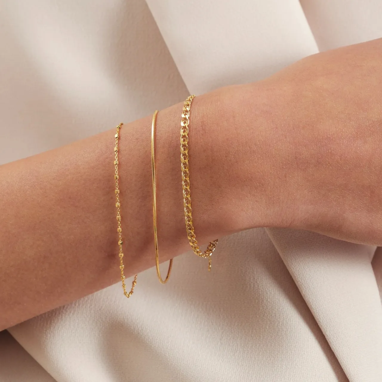 Online Armband Sheer Love Guld Armband Guld|Smycken Dam