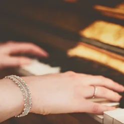 Hot Armband tenn/silver Armband Silver