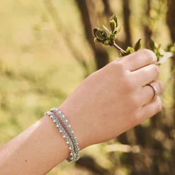 Hot Armband tenn/silver Armband Silver