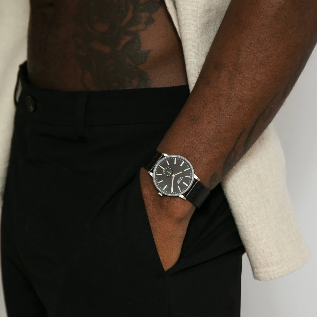 Outlet Armbandsur Lee 38 mm Svart Klockor