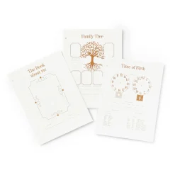 Clearance Baby Album Insert Paper - My First Year Multi Designböcker