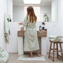 New Badrock Naram Vit/Grön Handdukar|Sommarfavoriter