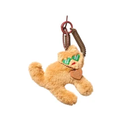 Best BAG CHARM Cool Cat Brown Drm-Lnd Bag Charms