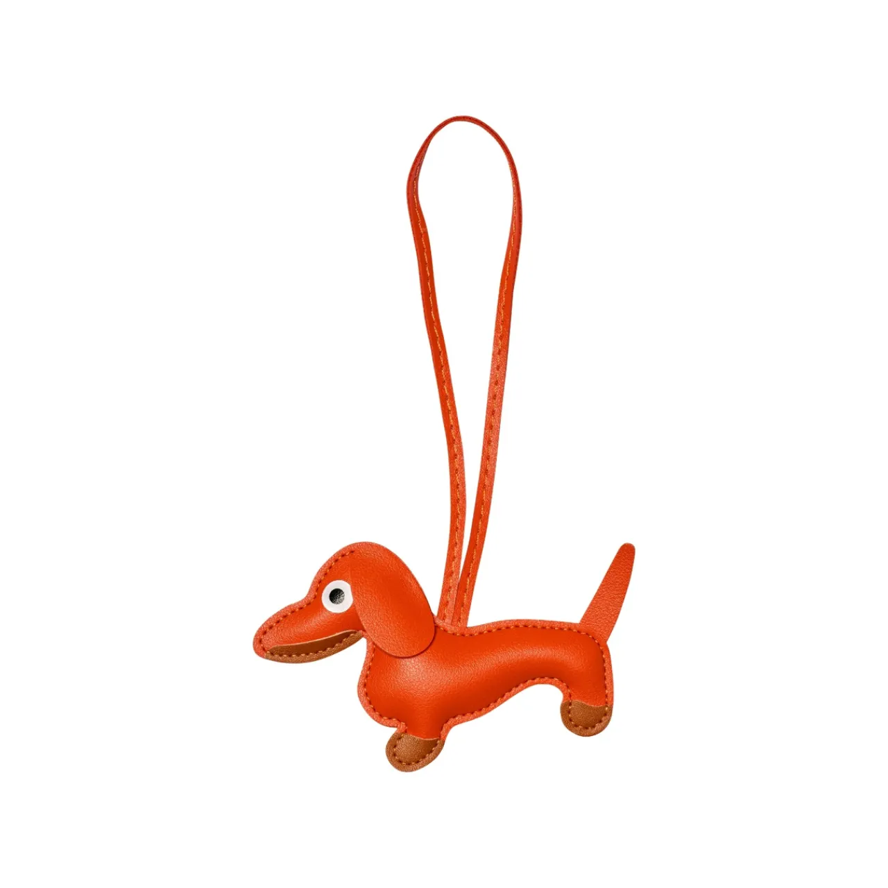 Discount BAG CHARM Sausage Dog Orange Drm-Lnd Bag Charms