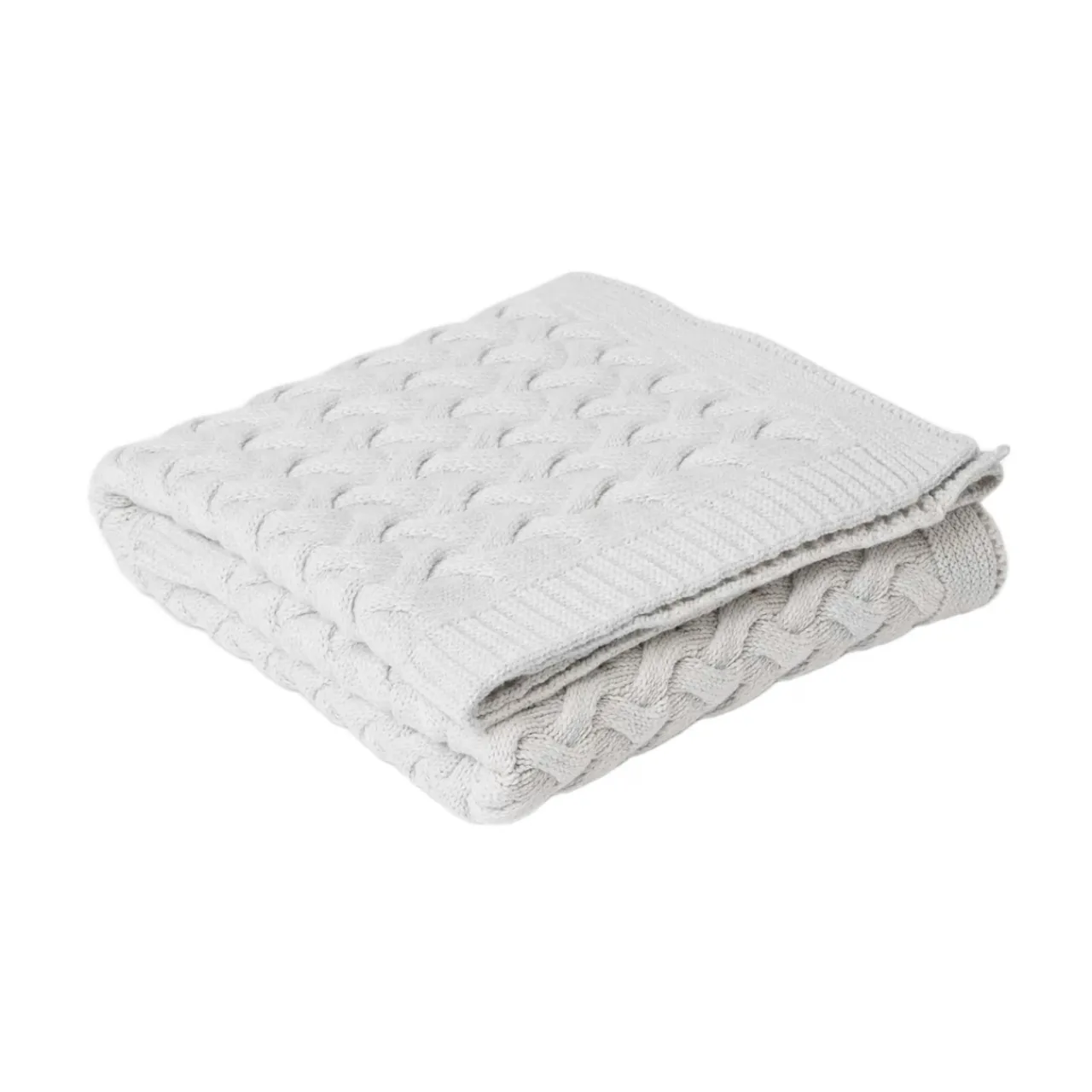 Barnpläd Sigrid 75x100 Gråmelange Barn Barnrum|Barnaccessoarer