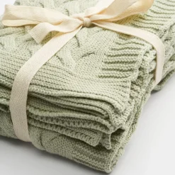 Best Barnpläd Sigrid 75x100 Ljusgrön Barn Barnrum|Barnaccessoarer