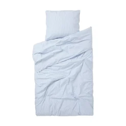 Sale Bäddset Percale 150x210cm Blå/Vit Påslakanset|Julfavoriter