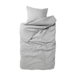 Clearance Bäddset Percale 150x210cm Ljusgrå Påslakanset|Julklappstips