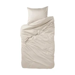 Bäddset Satin 150x210cm Beige Påslakanset|Julklappstips