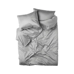 New Bäddset Satin 220x210cm Mörkgrå Påslakanset|Julklappstips