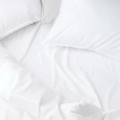 Hot Bäddset Satin 220x210cm Vit Påslakanset|Julklappstips