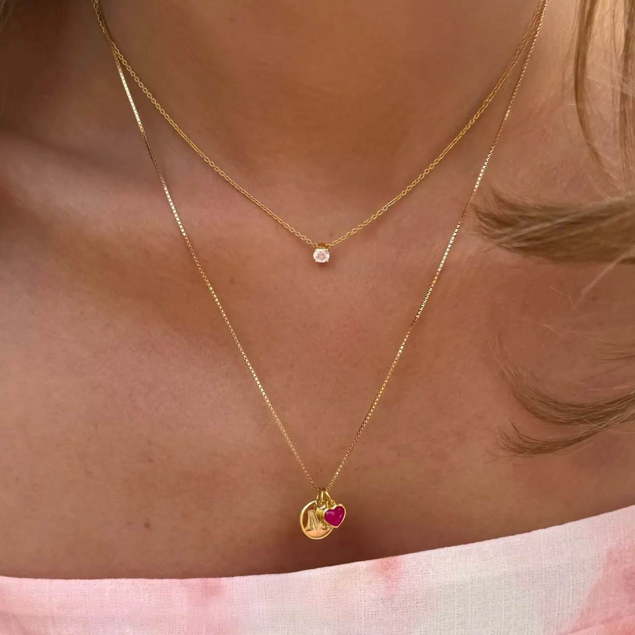 Best Berlock beloved heart Guld Rosa Berlocker|Smycken Dam