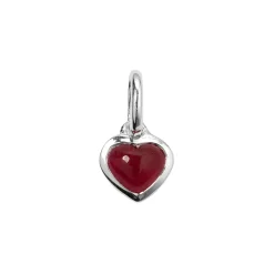 New Berlock beloved heart Silver Rosa Smycken Dam|Berlocker