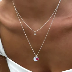 New Berlock beloved heart Silver Rosa Smycken Dam|Berlocker