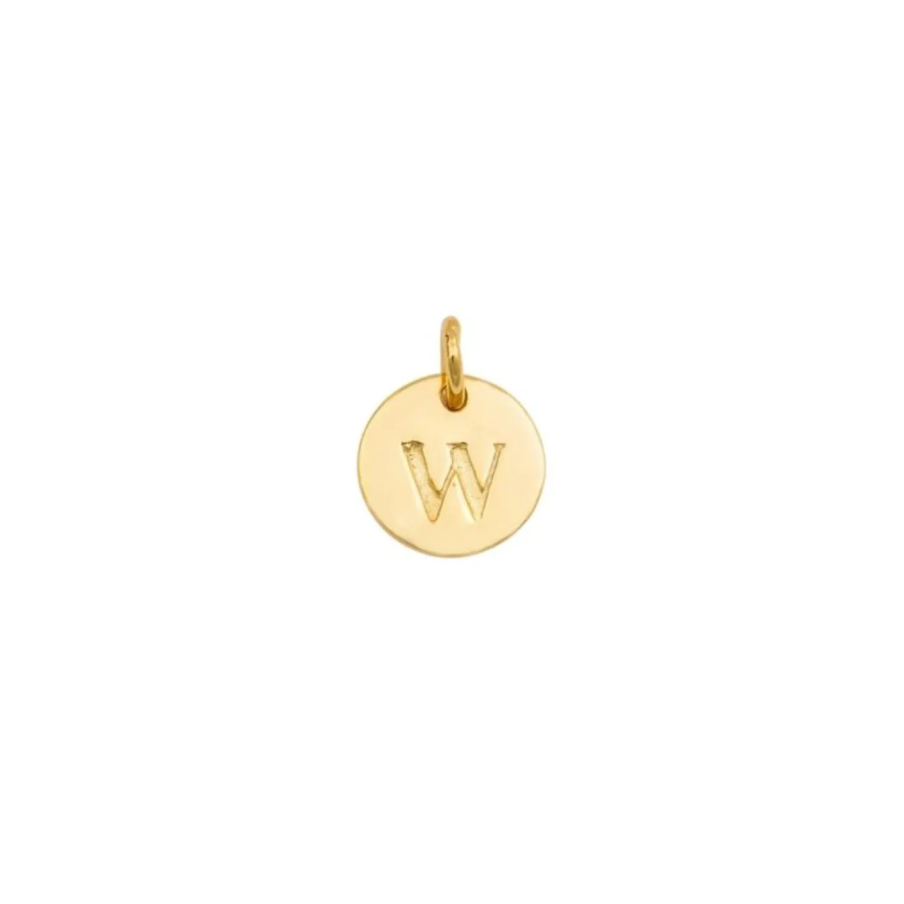 Berlock Mini Letter Guld W Berlocker