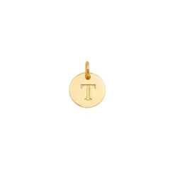 Berlock Mini Letter Guld T Berlocker