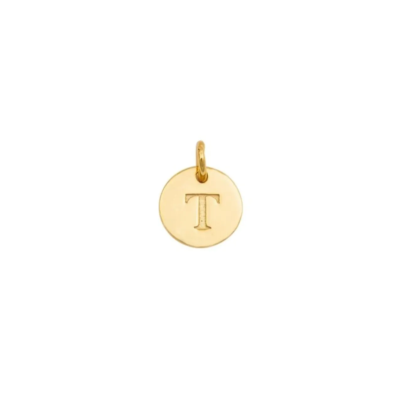 Berlock Mini Letter Guld T Berlocker