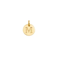 Berlock Mini Letter Guld M Berlocker