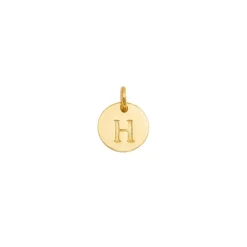 Berlock Mini Letter Guld H Berlocker