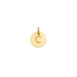 Discount Berlock Mini Letter Guld C Berlocker