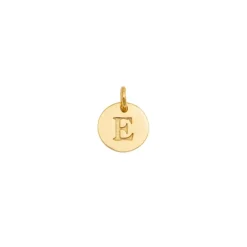 Discount Berlock Mini Letter Guld E Berlocker