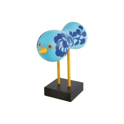 Discount Birds 1967 No.4 Blå/Blå Träfigurer|Julfigurer