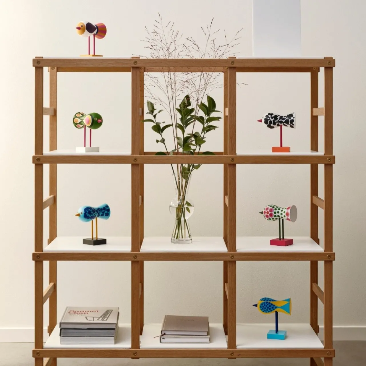 Discount Birds 1967 No.4 Blå/Blå Träfigurer|Julfigurer