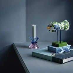 Best Birds 1967 No.7 Blå/Grön Träfigurer|Julfigurer